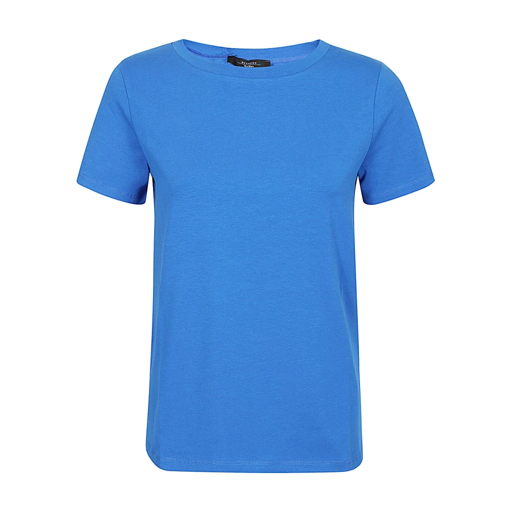 Max Mara Weekend Klassieke Blauwe Katoenen T-shirt Blue Dames