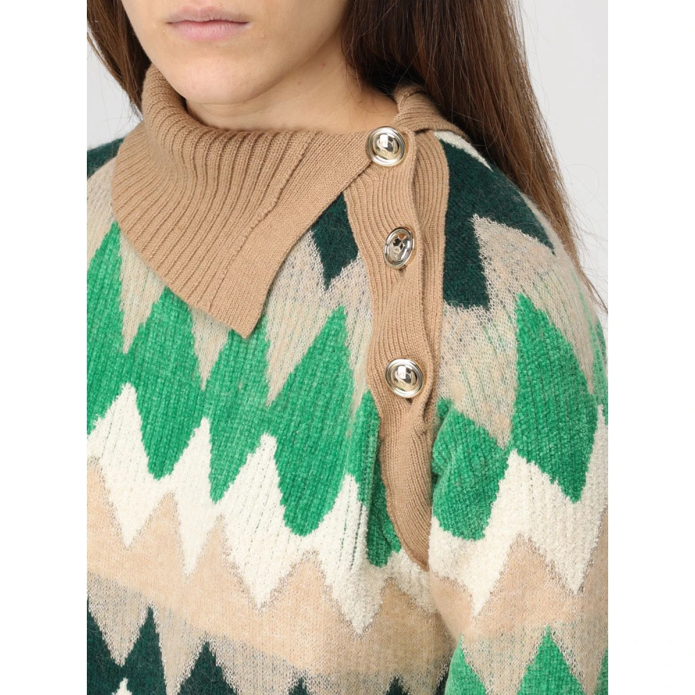 Simona Corsellini Korte Mouw Top Multicolor Dames