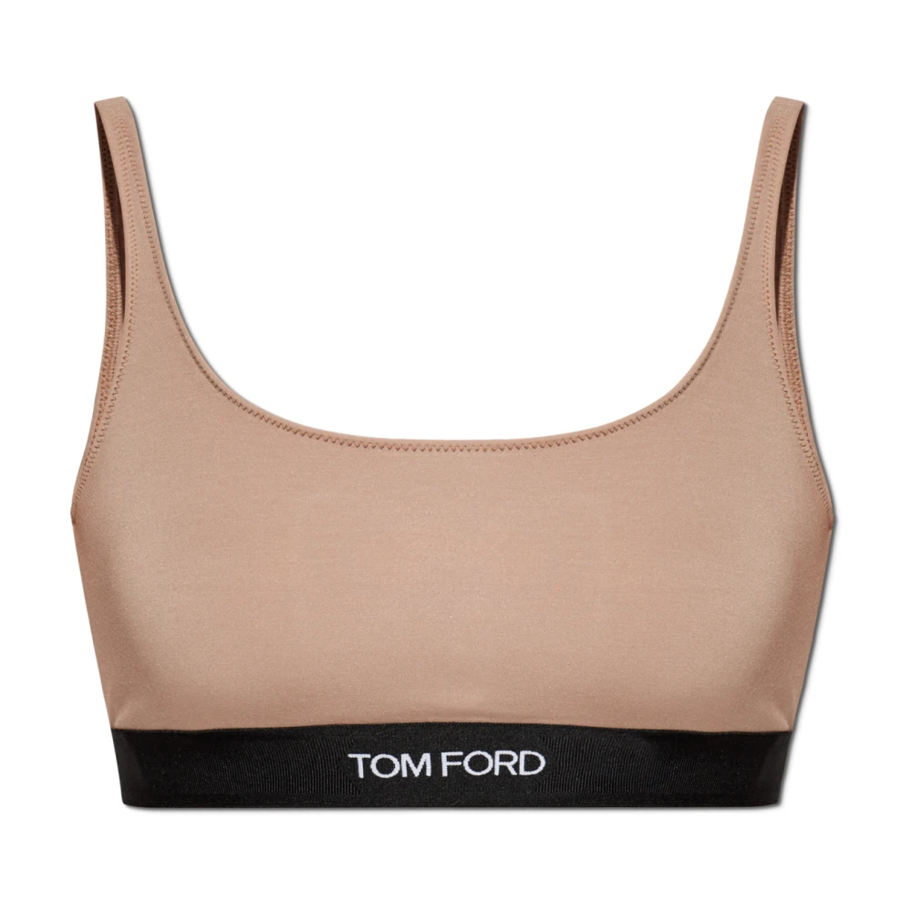 Tom Ford Women's Beige Bra With Logo