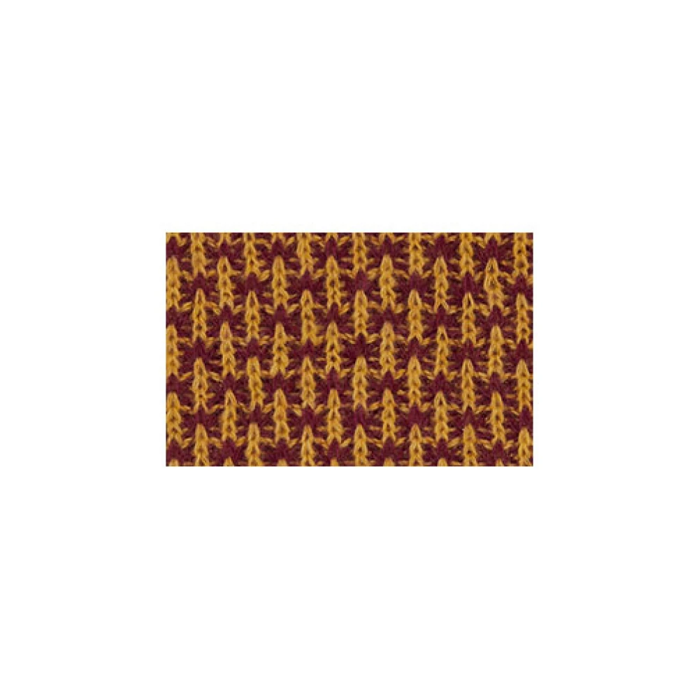 Gallo Unisex gele sjaal met tweekleurig motief Multicolor Unisex