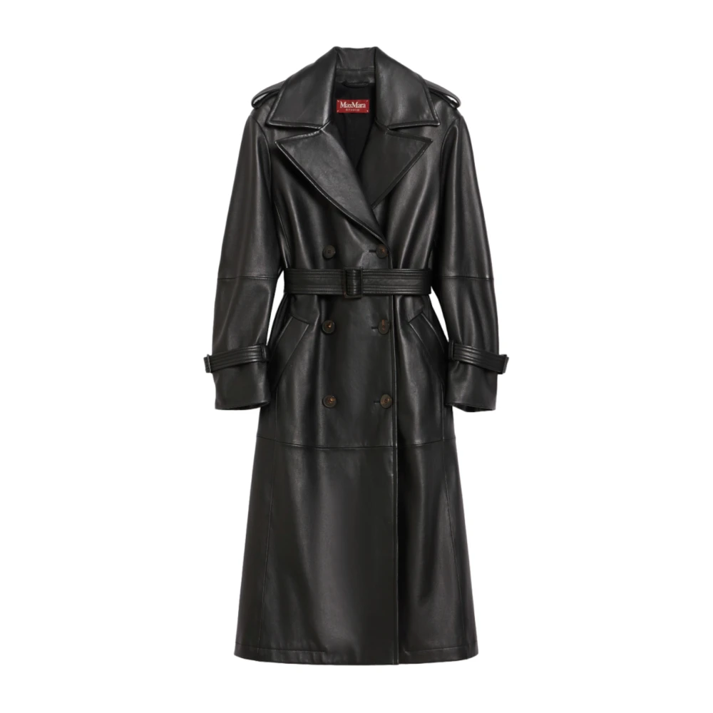 Max Mara Studio Zwarte Jassen voor Magiaro Stijl Black Dames