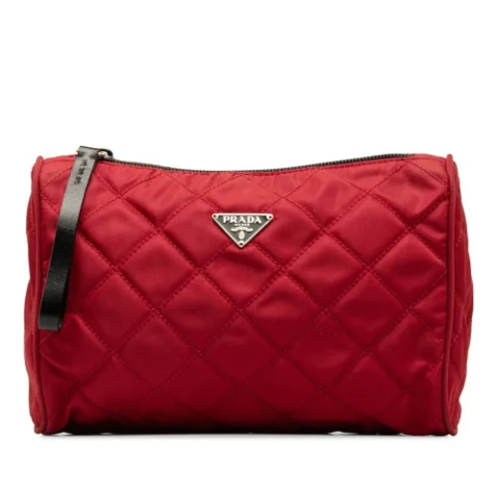 Prada Vintage Pre-owned Fabric prada-bags Red Dames