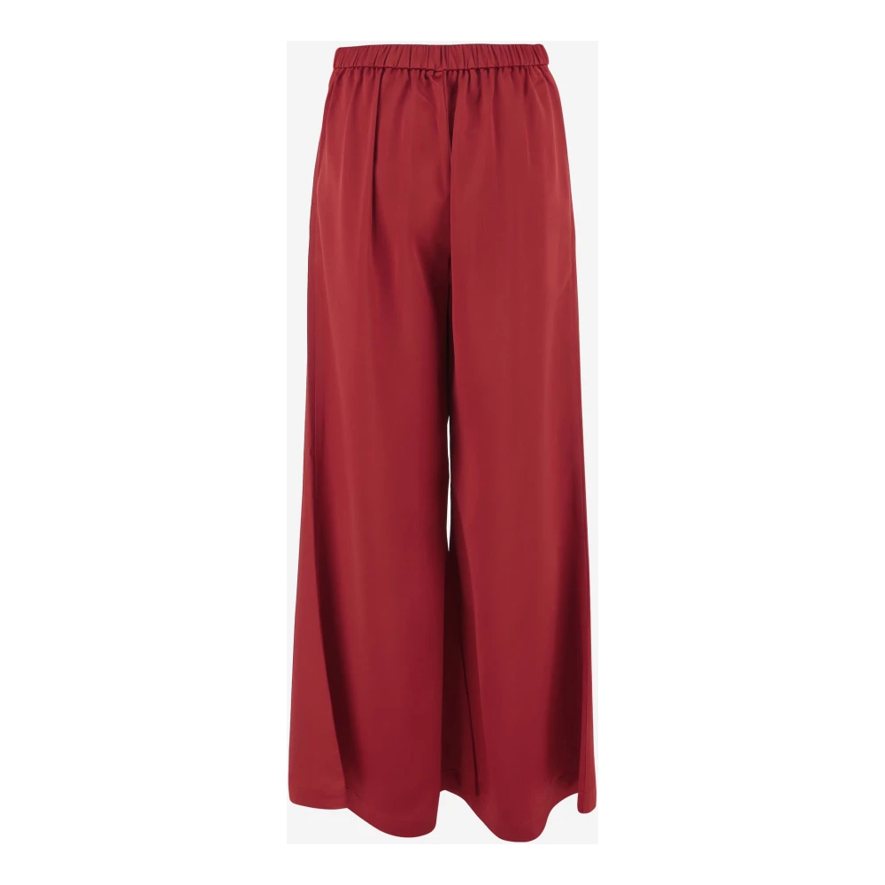 By Malene Birger Rode Flared Hoge Taille Broek By Herenne Birger Red Dames