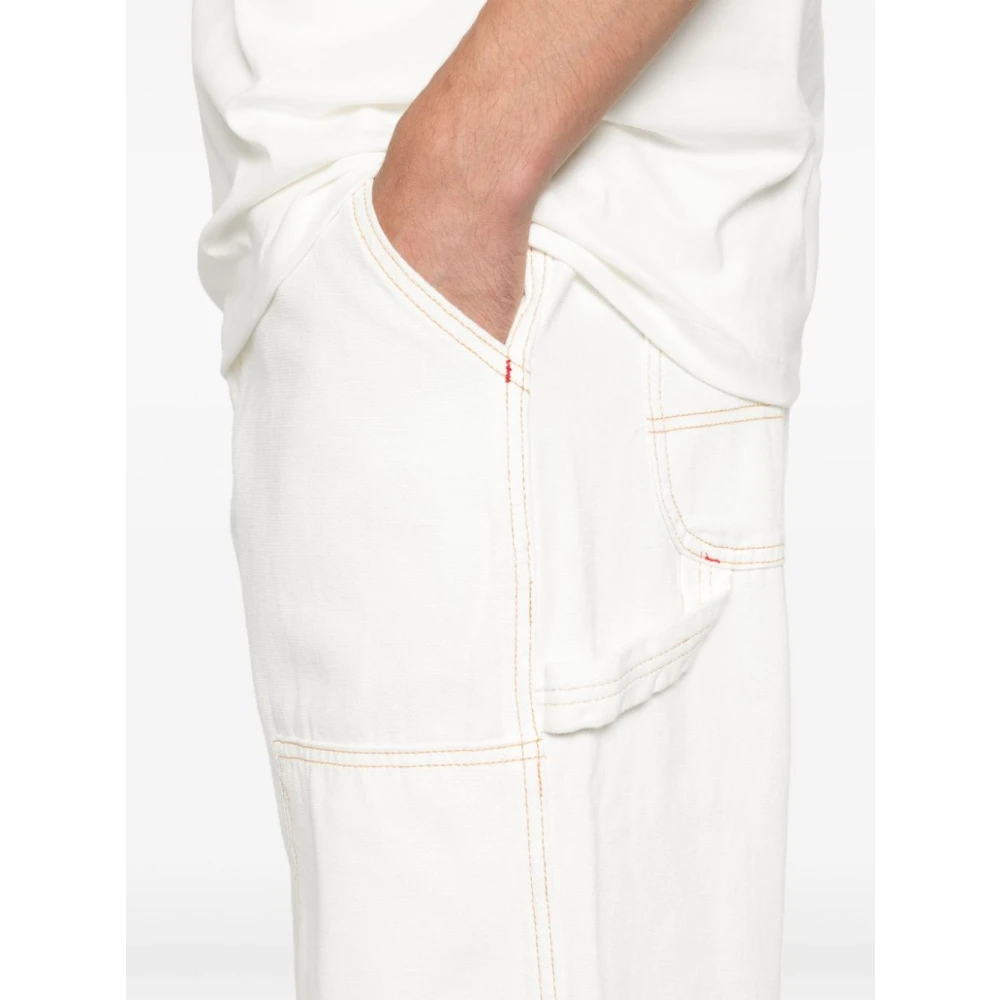Icecream Beige Katoenen Canvas Broek Beige Heren