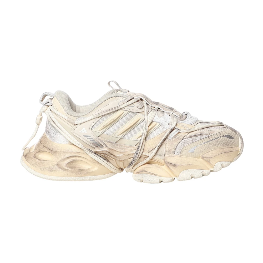Adidas Donna Beige Sneakers Unisex Xlg Runner Deluxe 2.0 Scarpe Da Corsa Basse Ecrù Cm - Immagine 3