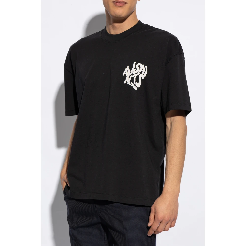 AllSaints T-shirt Orlando Black Heren