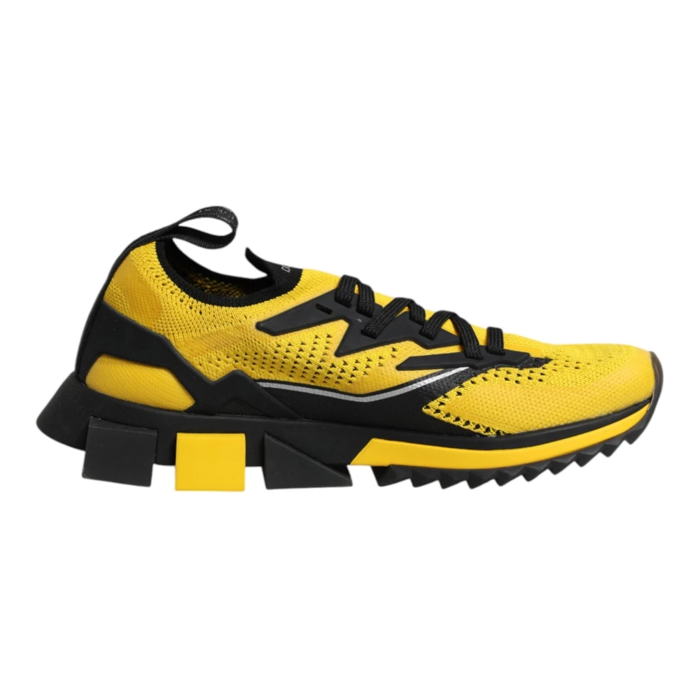 Dolce & Gabbana Men's Yellow Sorrento Sport Trainers Shoes - Sneakers - 6 1/2 Uk - Shoes