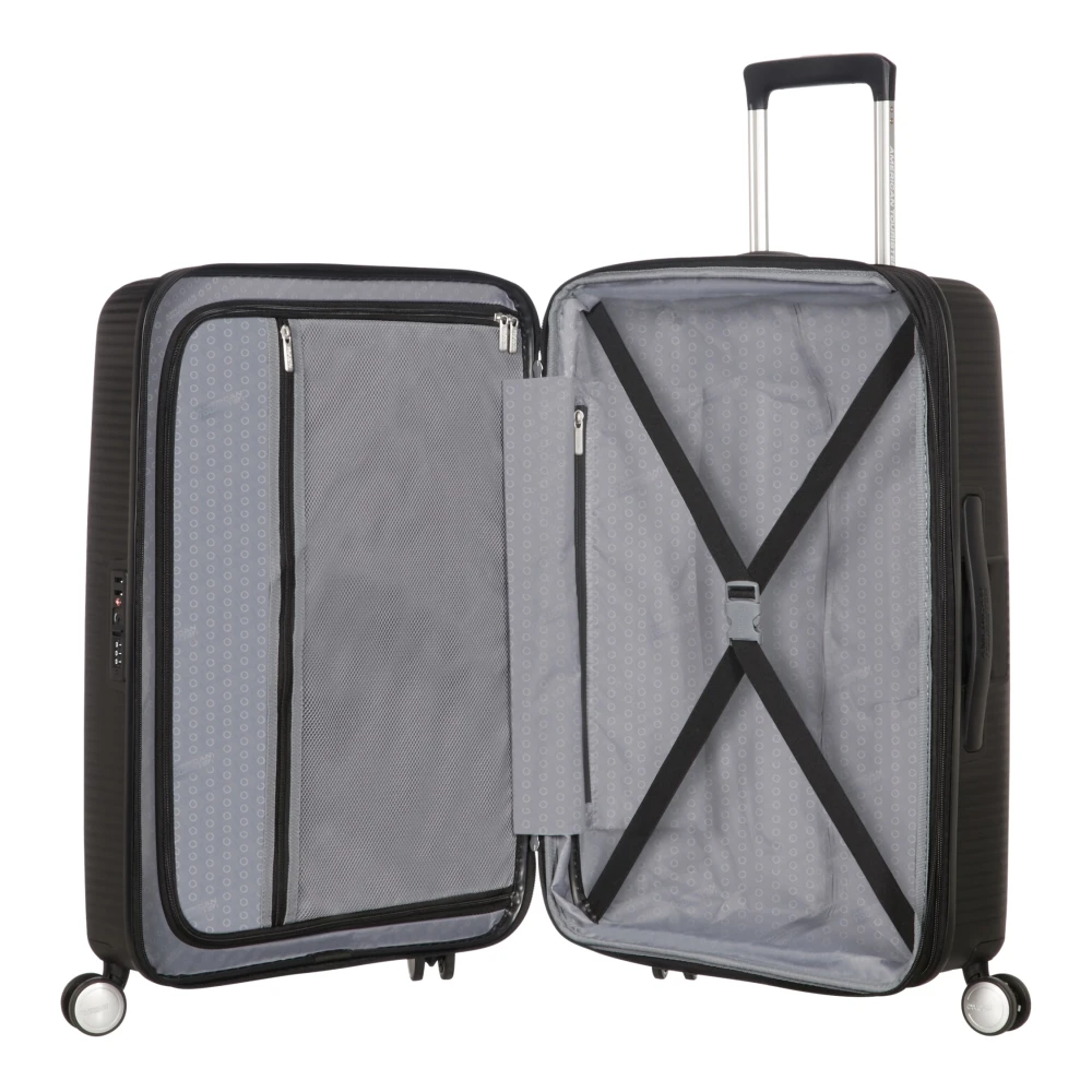 American Tourister Uitbreidbare Hardshell Koffer met TSA-slot Black Unisex