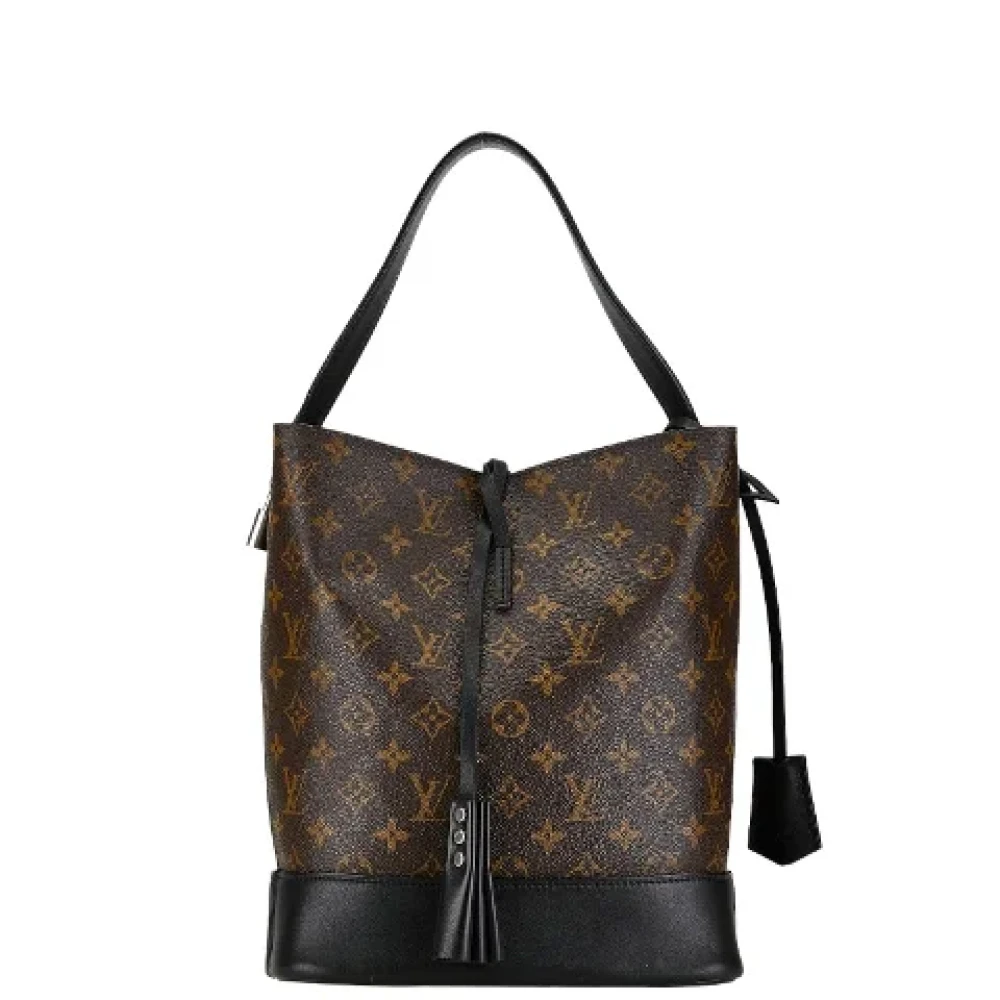 Louis Vuitton Vintage Pre-owned Canvas handbags Black Dames