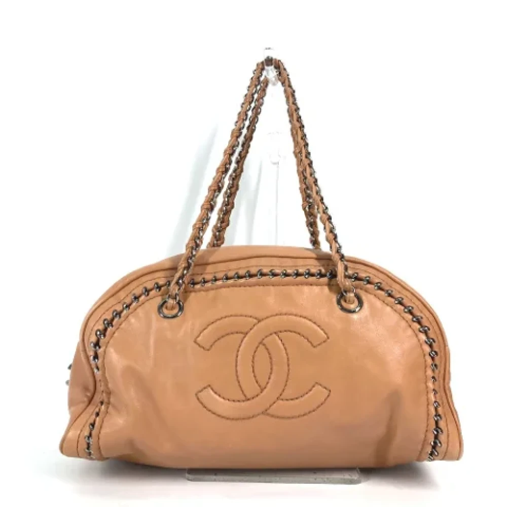Chanel Vintage Pre-owned Leather chanel-bags Brown Dames