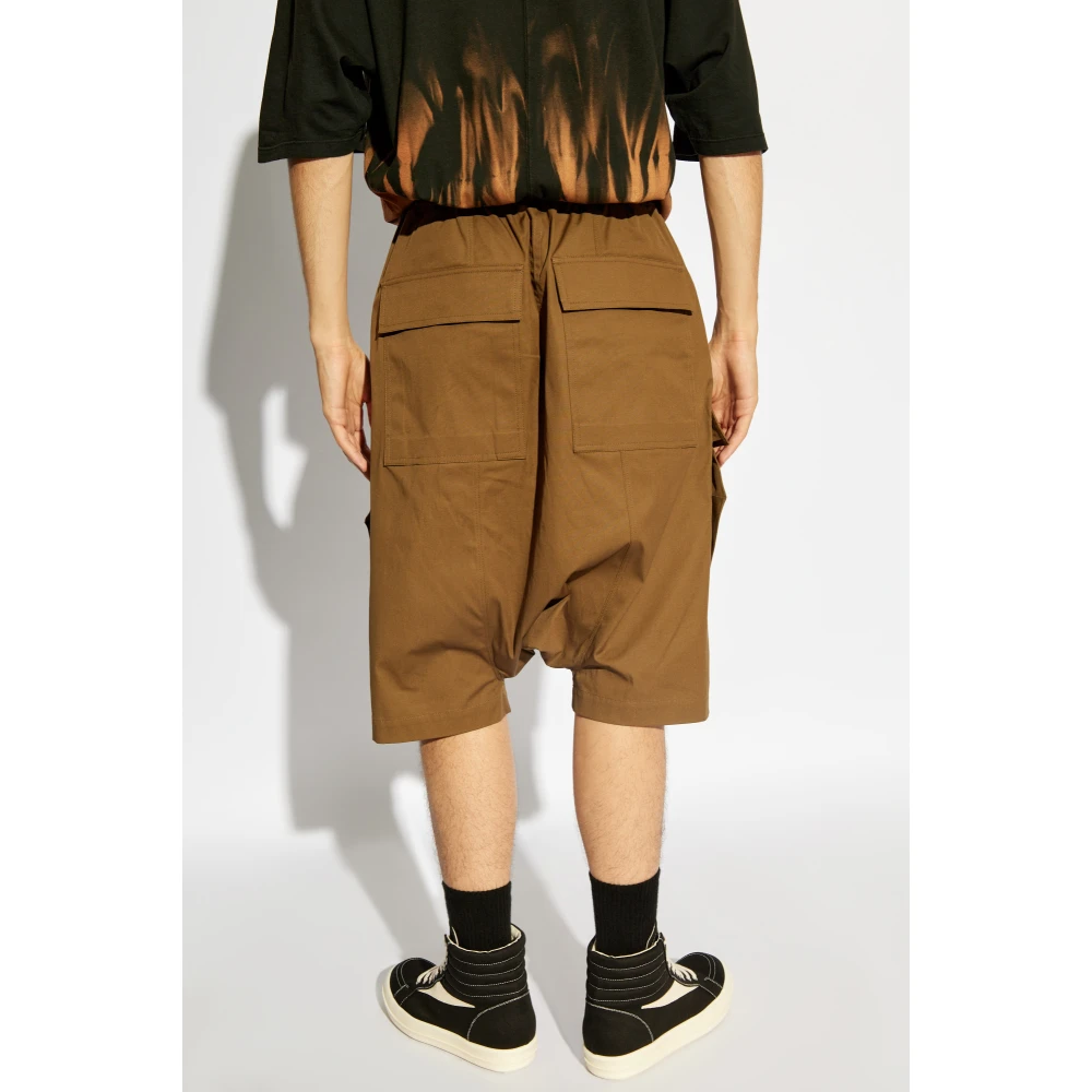 Rick Owens Pods Shorts Brown Heren