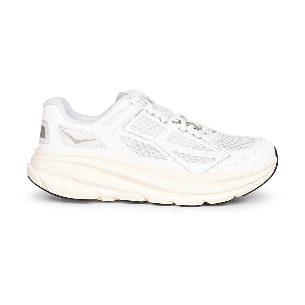 Hoka One One Women's Gray Running Shoes, 3 Uk, Retro Mesh Trainers White Vegan
