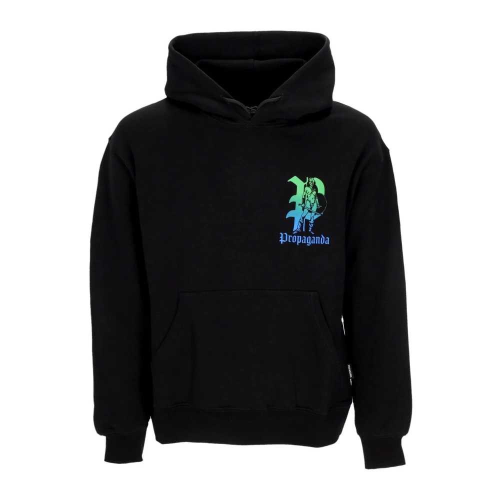 Propaganda Men's Black Lightweight Hooded Sweatshirt - Hoodies - Xs - Sweatshirts & Hoodies
