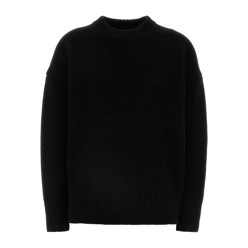 CO Oversized Crew Neck Sweater Black Dames