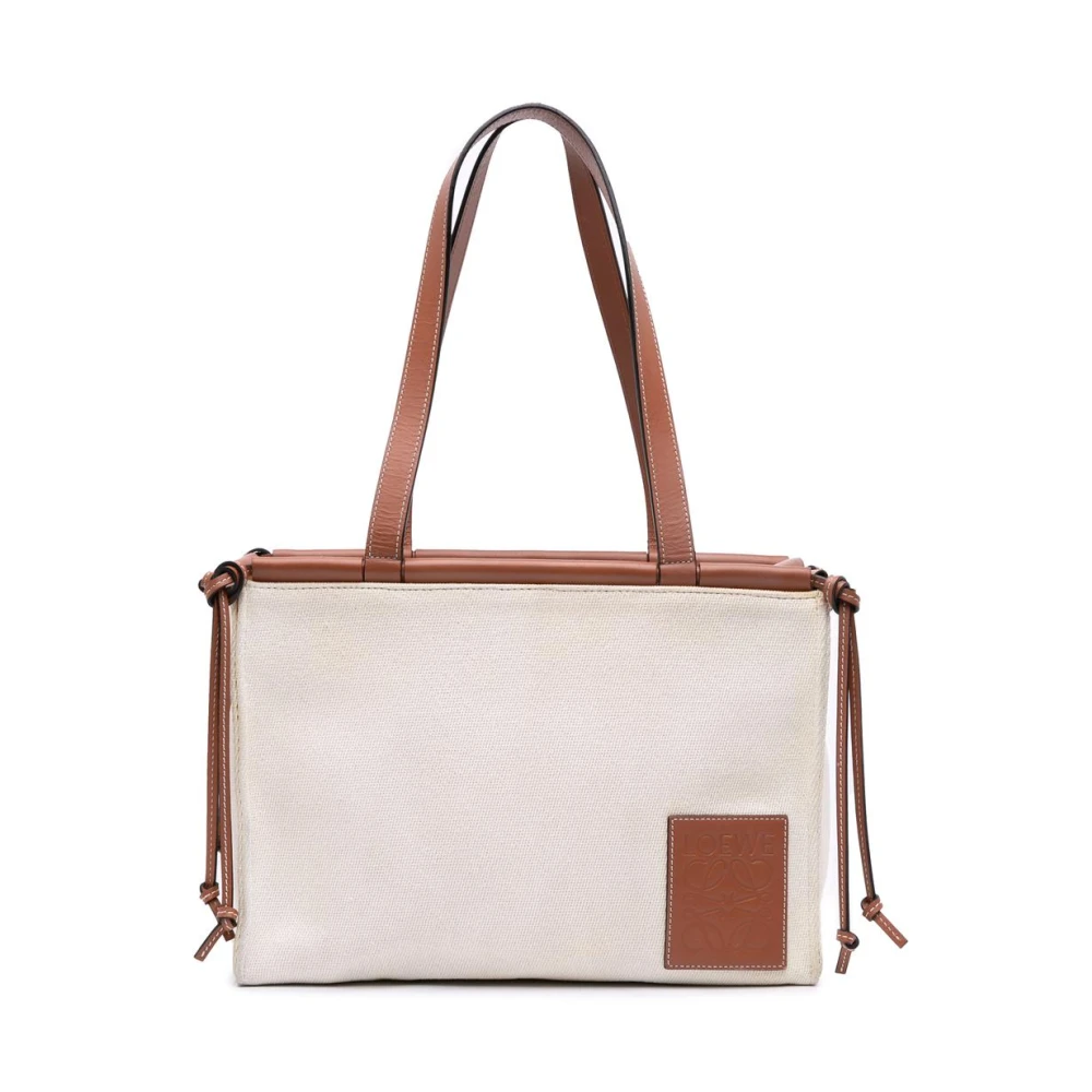 Loewe Pre-Owned Women's Brown Pre-Owned Textile Tote Bag