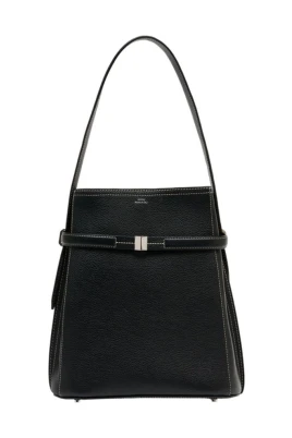 Belted Bucket Purse