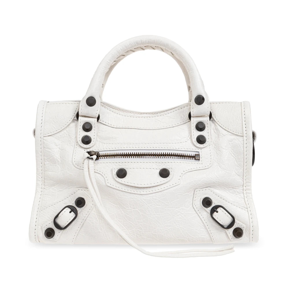 Balenciaga Axelväska Le City Mini White, Dam