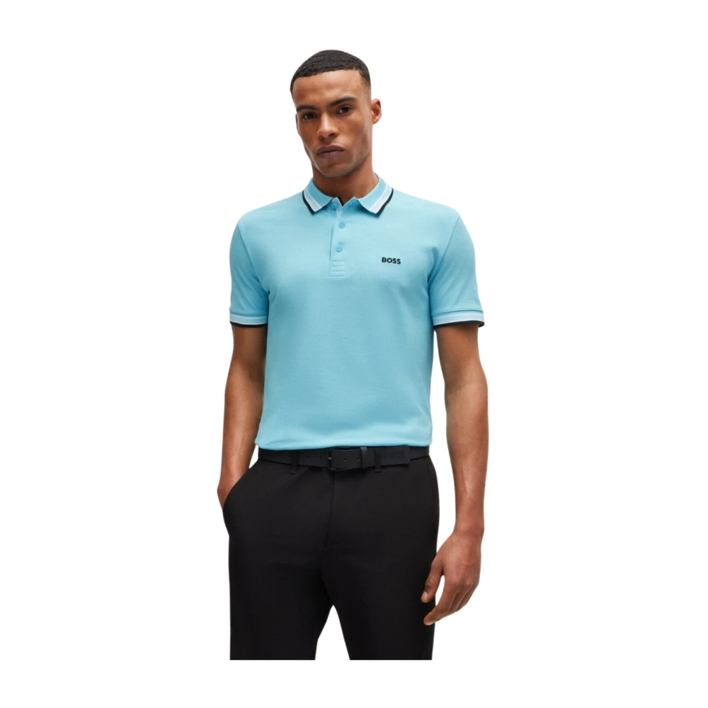 Hugo Boss Klassieke Polo Shirt Regular Fit Blue Heren