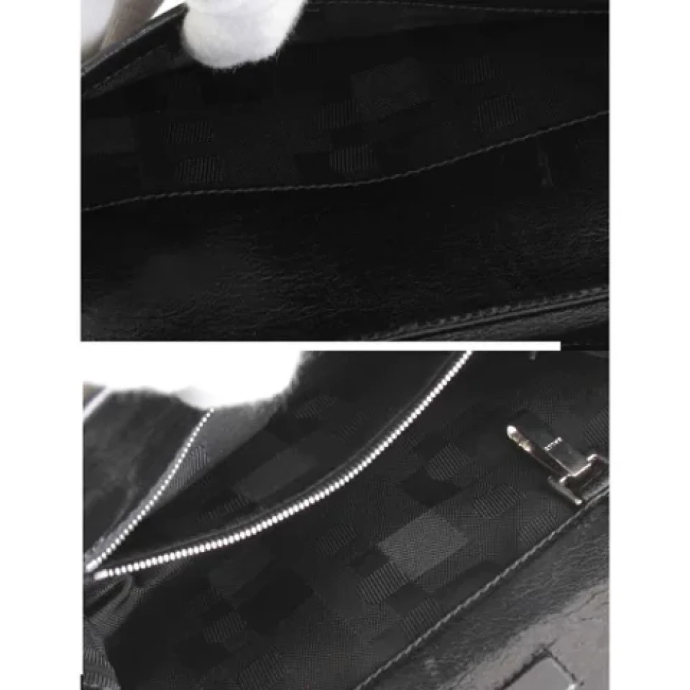 Bally Pre-owned Fabric shoulder-bags Black Dames