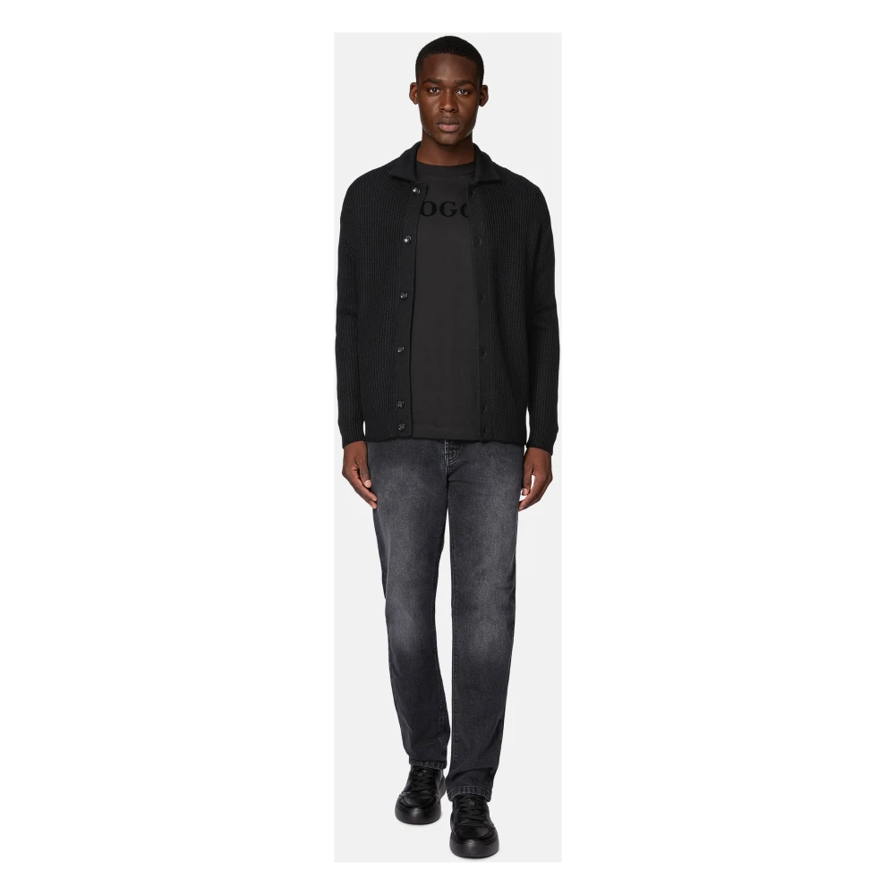 Boggi Milano Stretch Denim Jeans Black Heren