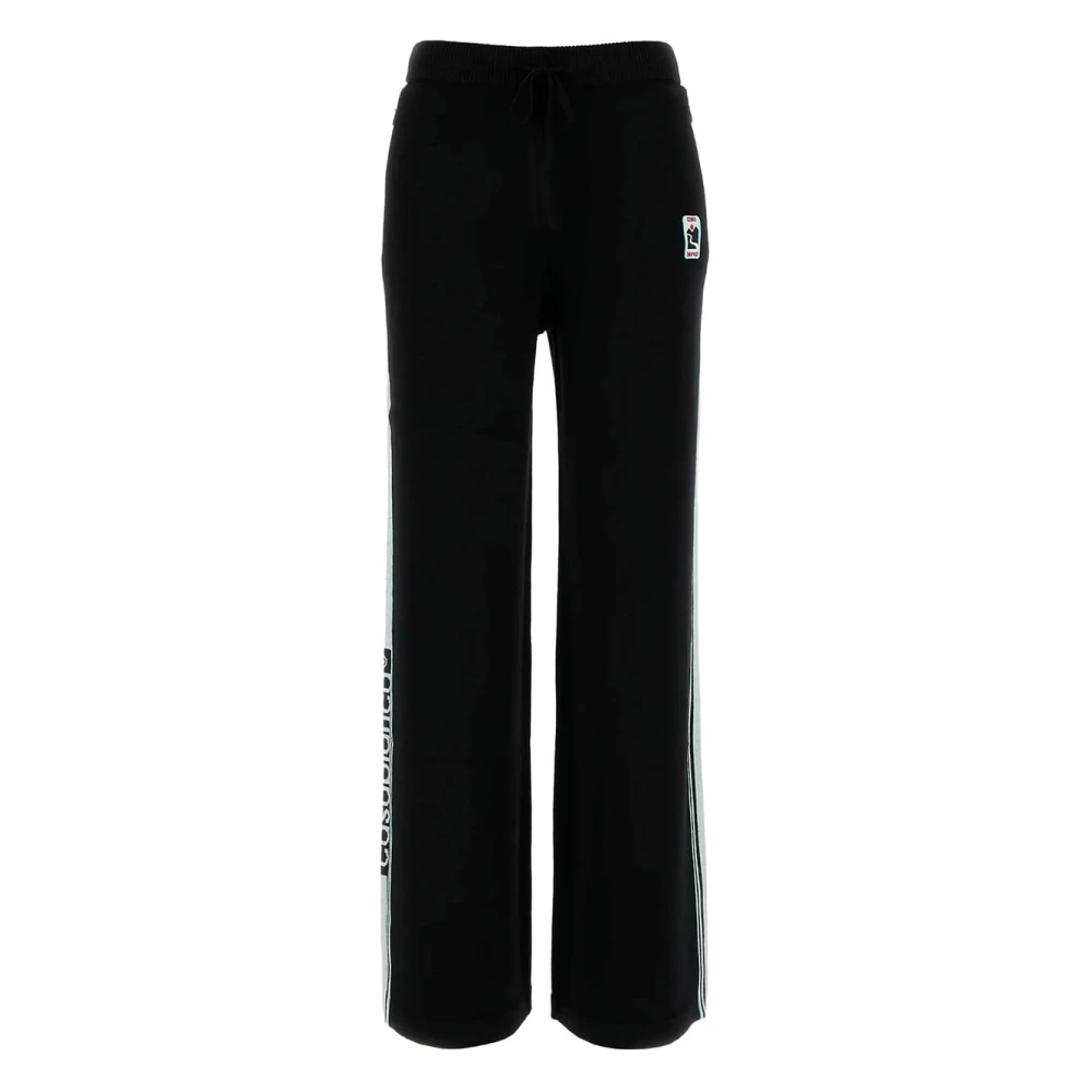 Casablanca Women's Black Sporty Track Trousers For Men - Sweatpants - L - Trousers