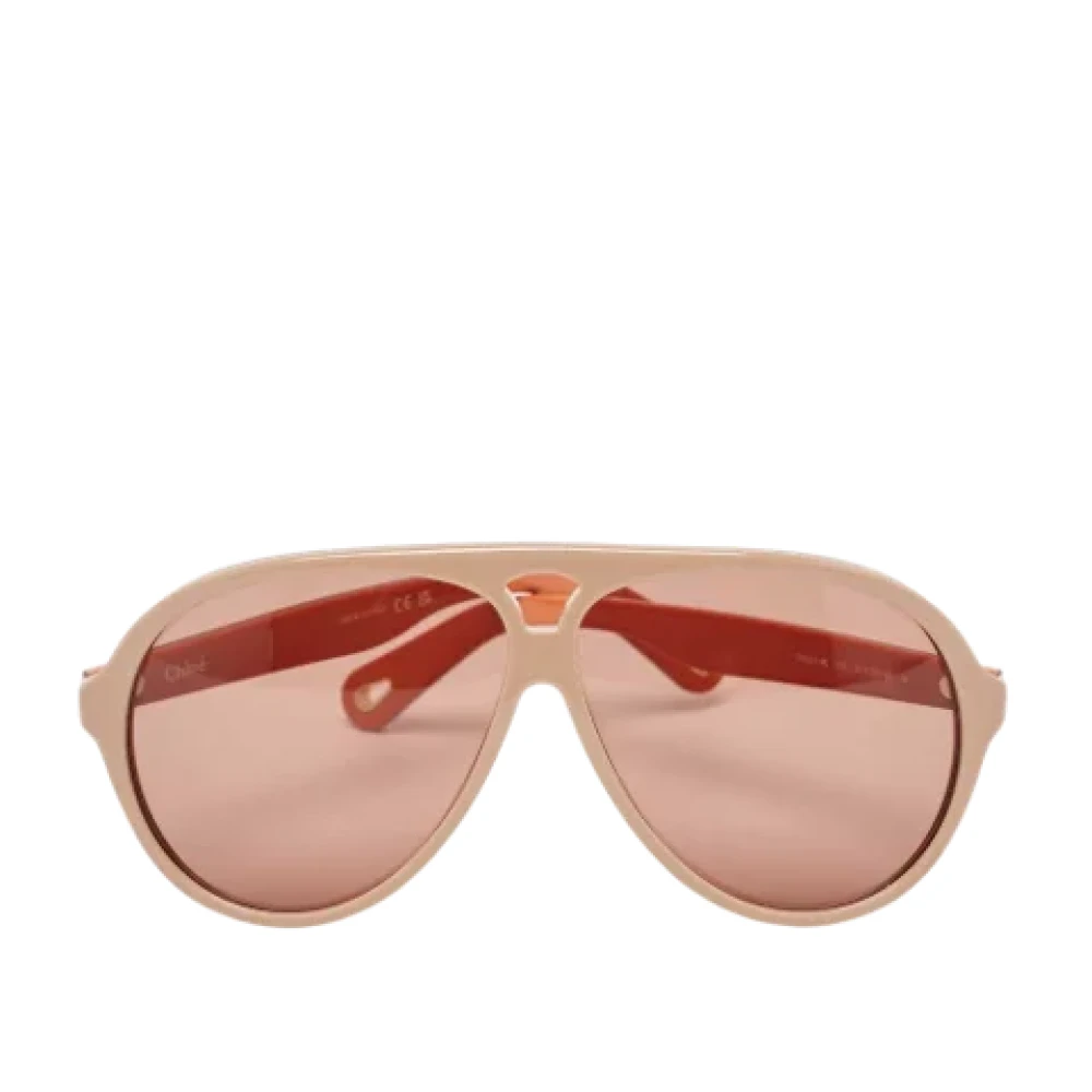 Chloé Pre-owned Acetate sunglasses Pink Dames