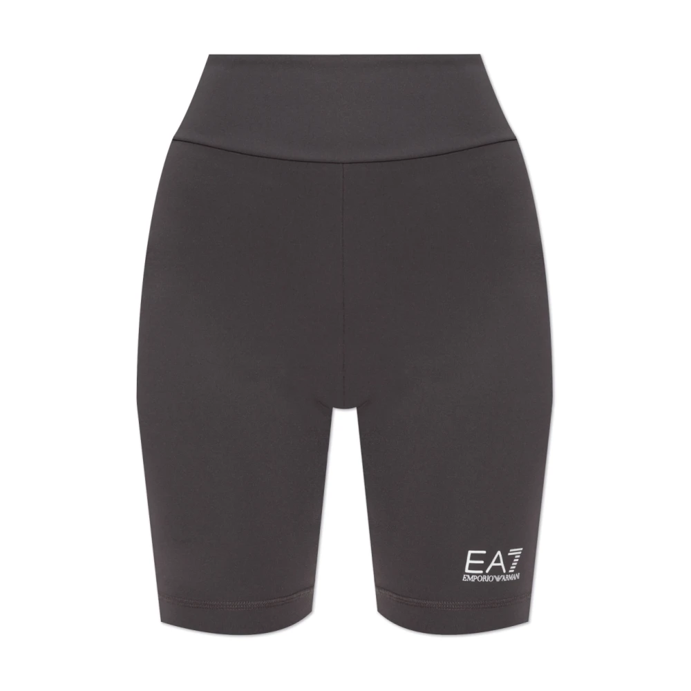 Emporio Armani EA7 Korte leggings Gray Dames