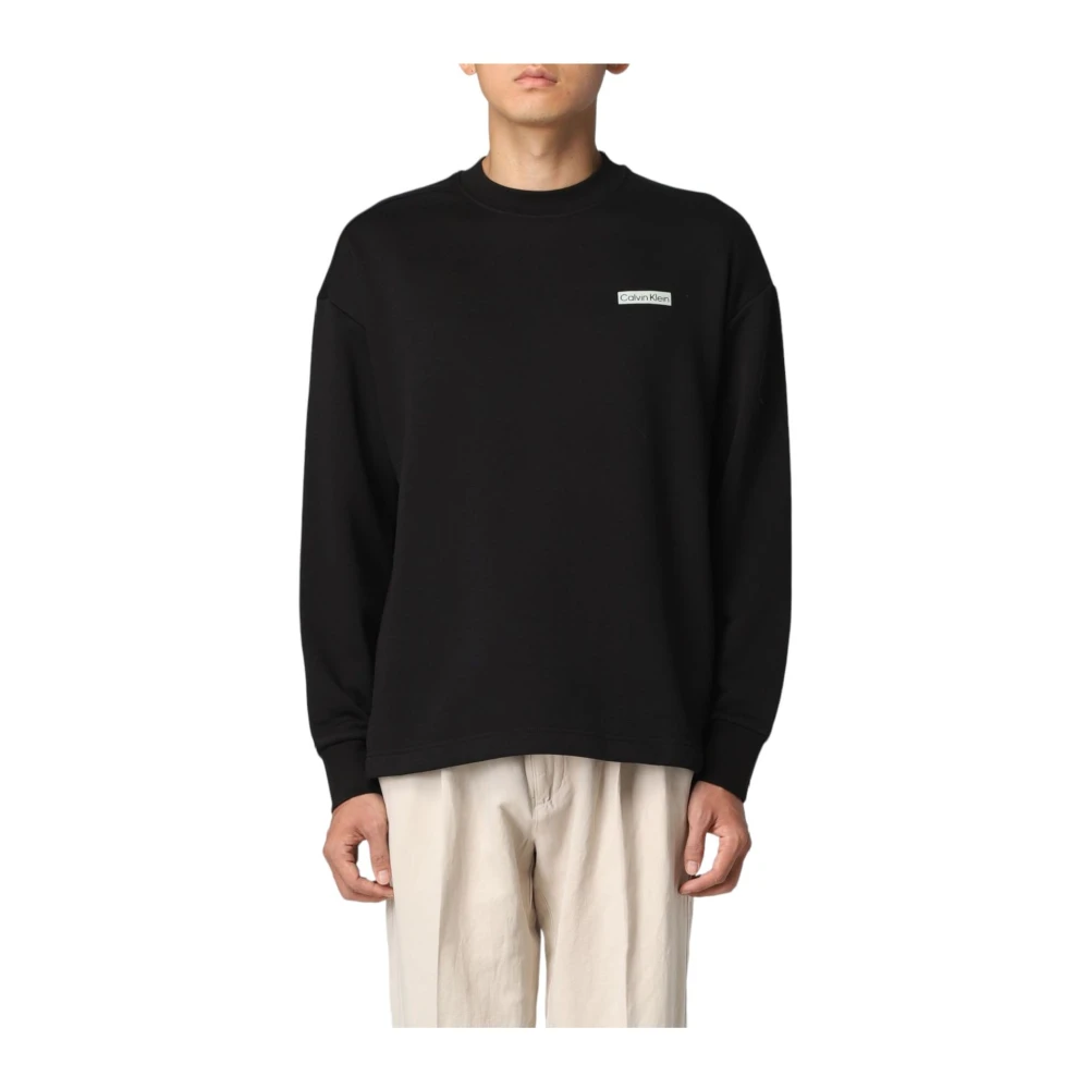Calvin Klein Men's Black Crewneck Sweatshirt Back Print - Sweatshirts - L - Sweatshirts & Hoodies