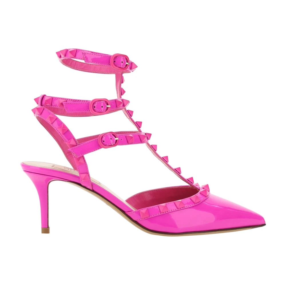 Valentino Garavani Women's Pink Rockstud Pumps