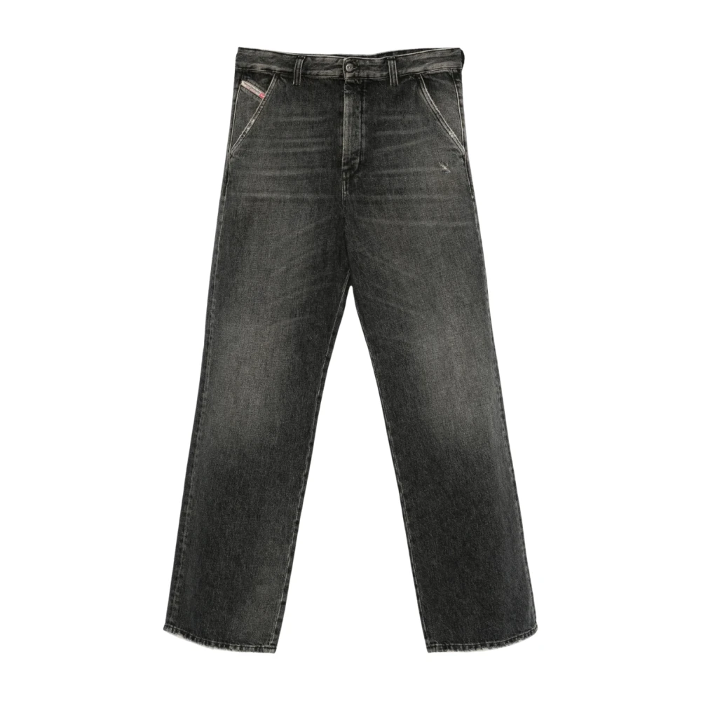 Diesel Uomo Nero Jeans, W30, New,