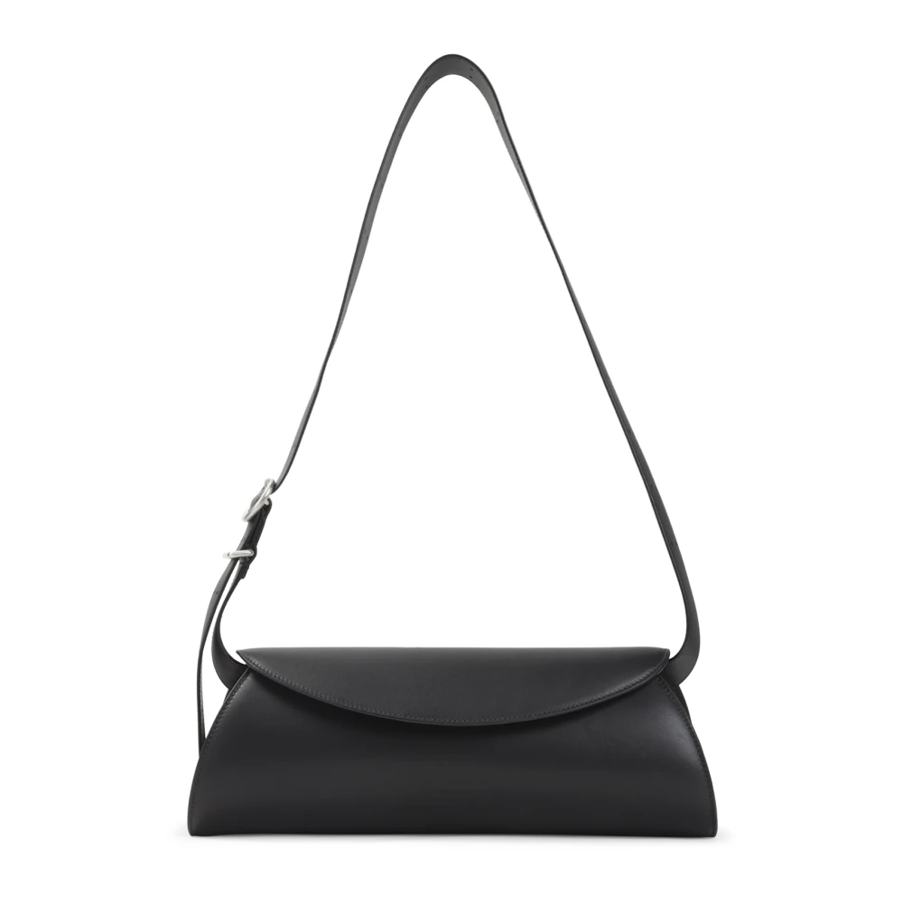 Jil Sander Women's Black Cannolo Shoulder Bag - Shoulder Bags - One Size - Bags