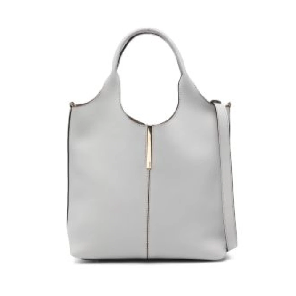 TOD'S Leren Tote Tas Gray Dames