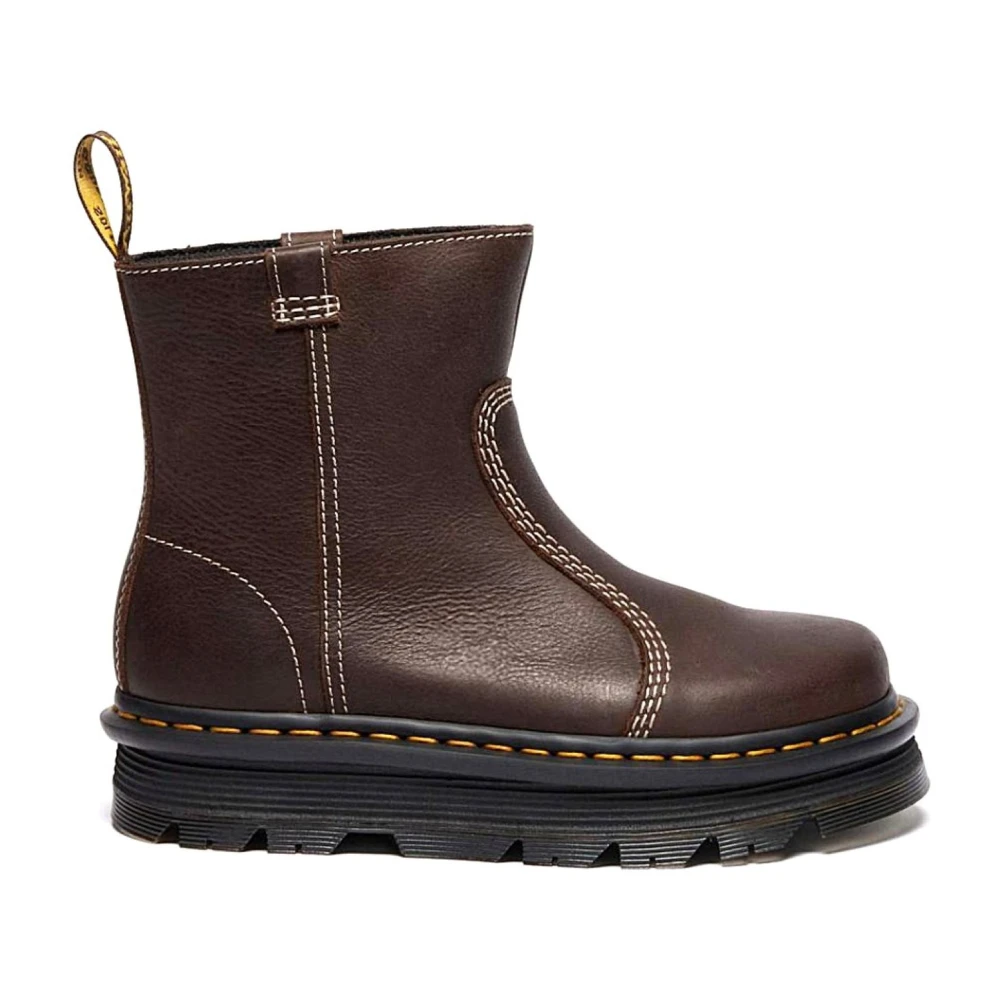 Dr. Martens Brown Ankle Boots, Female, 6 Uk, Scarpa