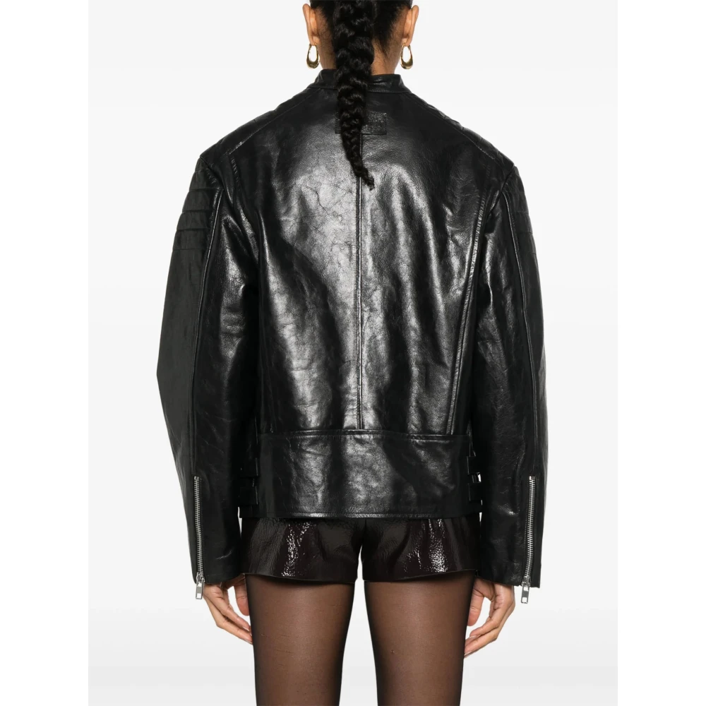 Twinset Zwarte Jas Black Dames