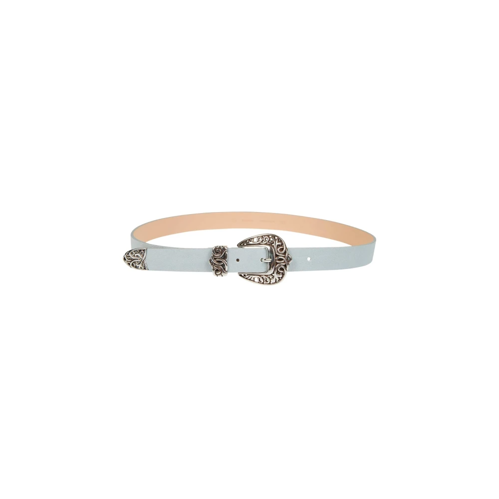 Eleventy Damen Blau Pel0m041 Wildledergürtel