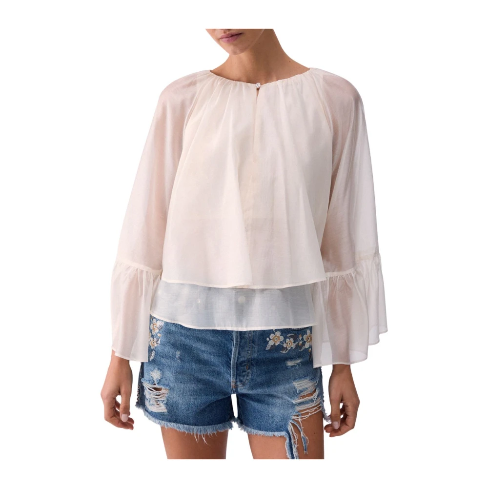 Liu Jo Donna Bianco Camicette M, New,