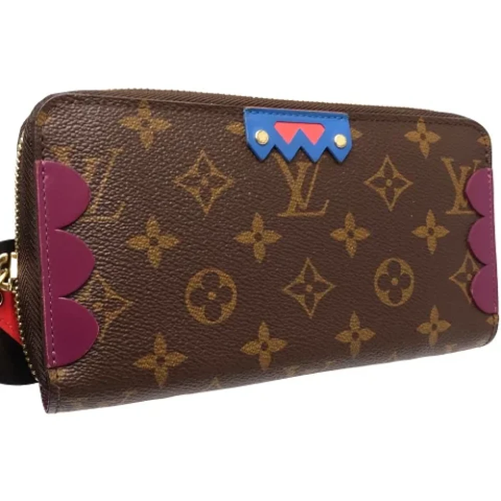 Louis Vuitton Vintage Pre-owned Canvas wallets Brown Dames