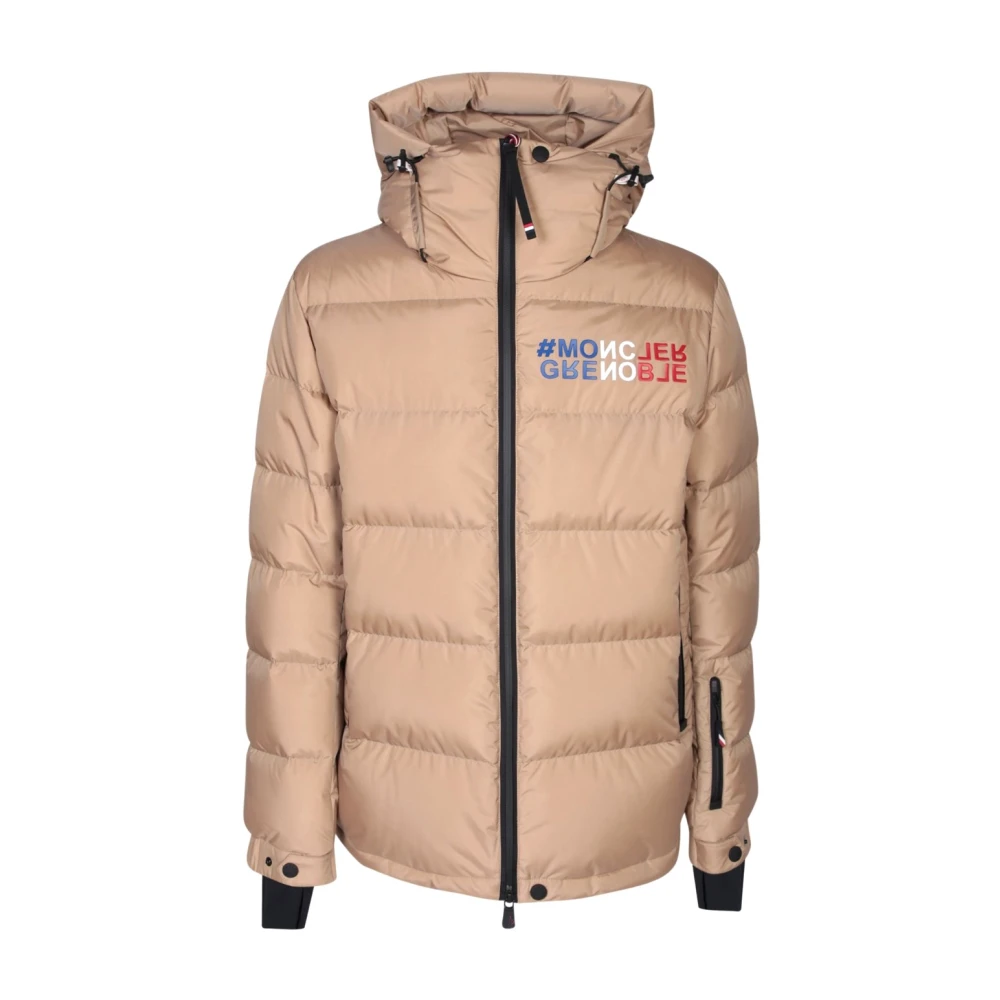 Moncler Stijlvolle Jas voor Mannen Beige Heren