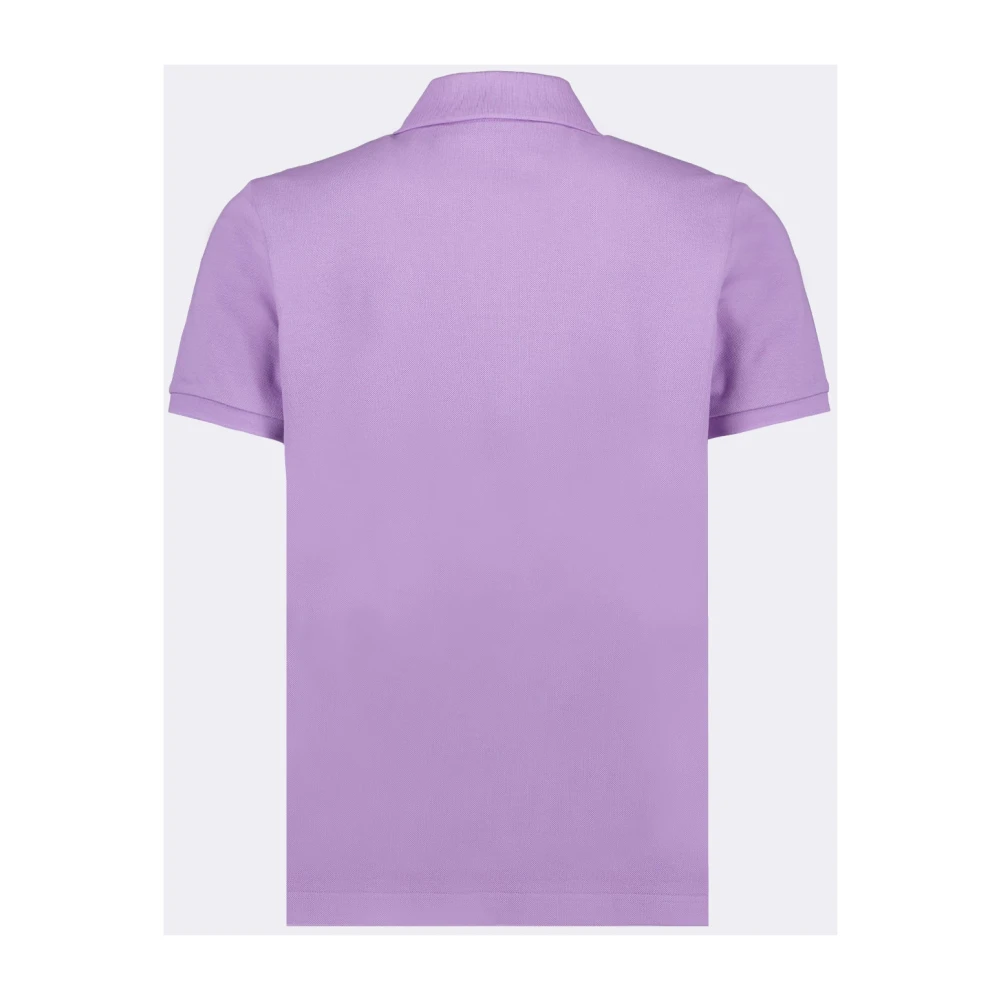 Moncler Klassieke Logo Polo Purple Heren