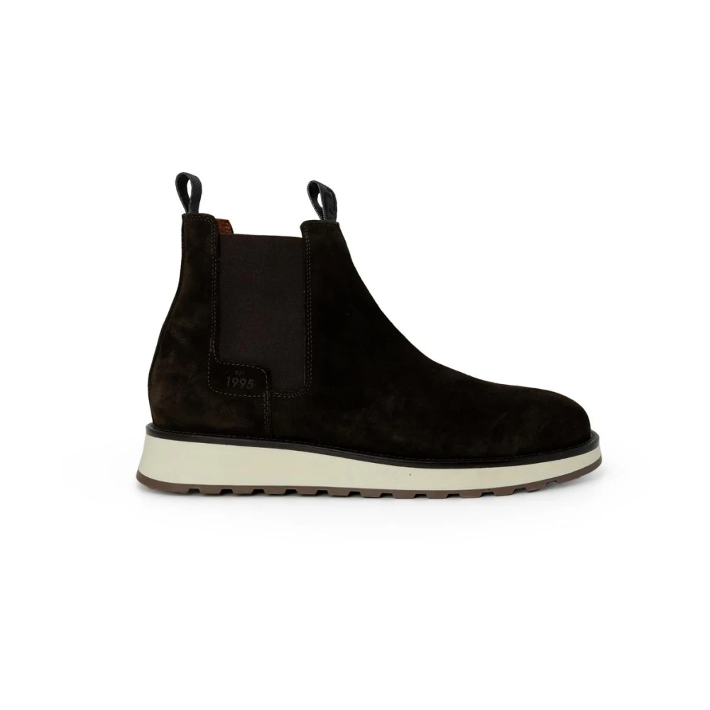 Liu Jo Men's Brown Suede Chelsea Winter Boots