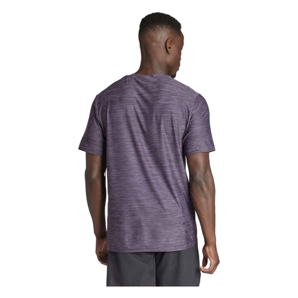 Adidas Trainings Essentials Stretch T-shirt Purple Heren