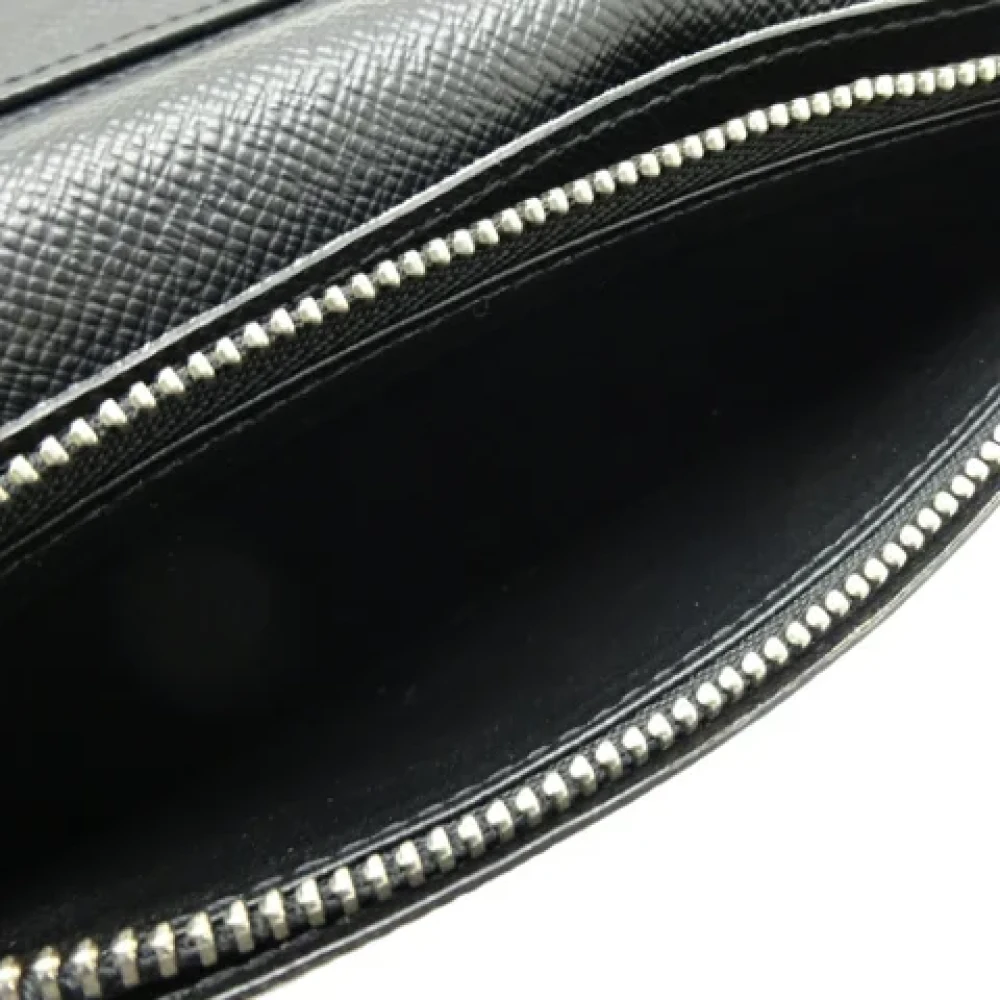 Louis Vuitton Vintage Pre-owned Leather wallets Black Dames