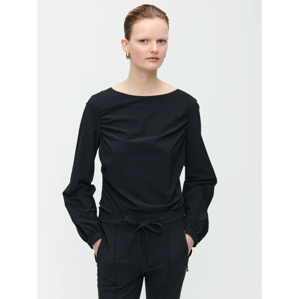 Jane Lushka Nina Top Technical Jersey | Zwart Black Dames