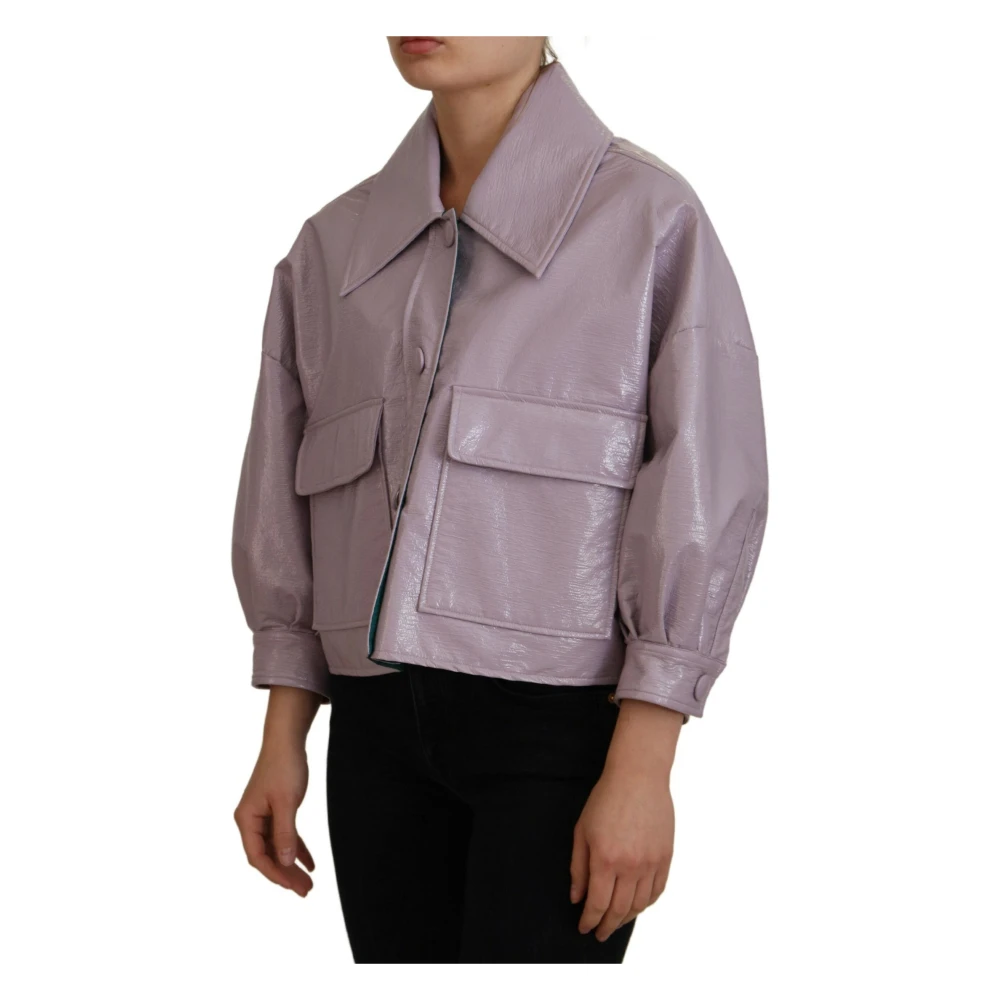 Dolce & Gabbana Light Jackets Purple Dames