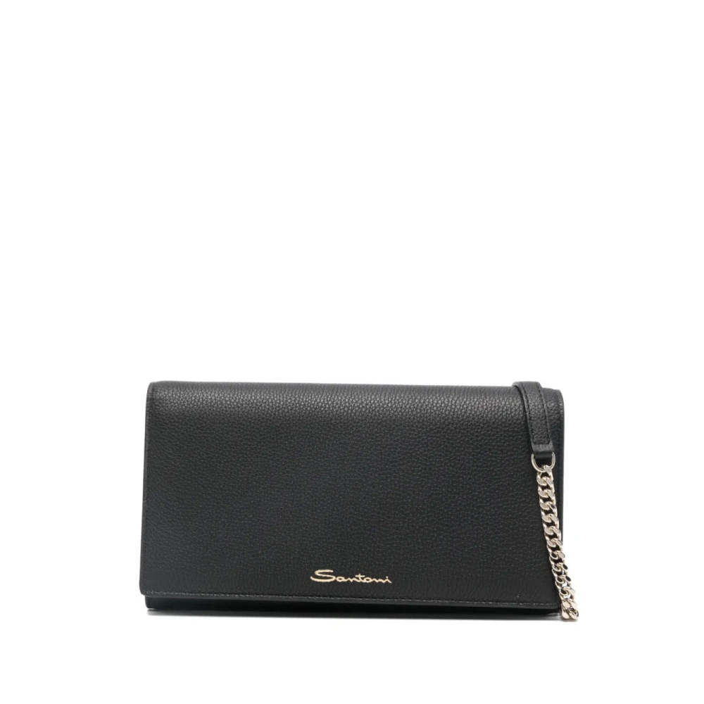 Santoni Vrouw Zwart Tassen Dames, One Size, Cross Body Bag