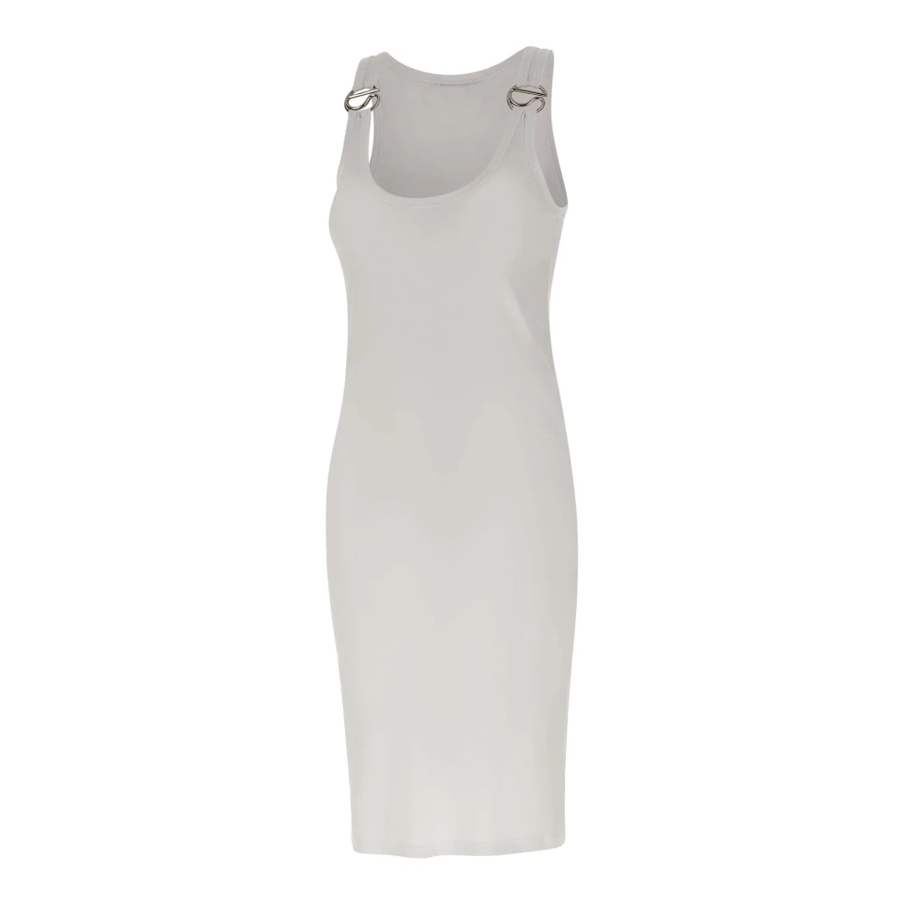 Coperni Women's White Tank Top Midi Dress - Midi Dresses - Xs - Dresses