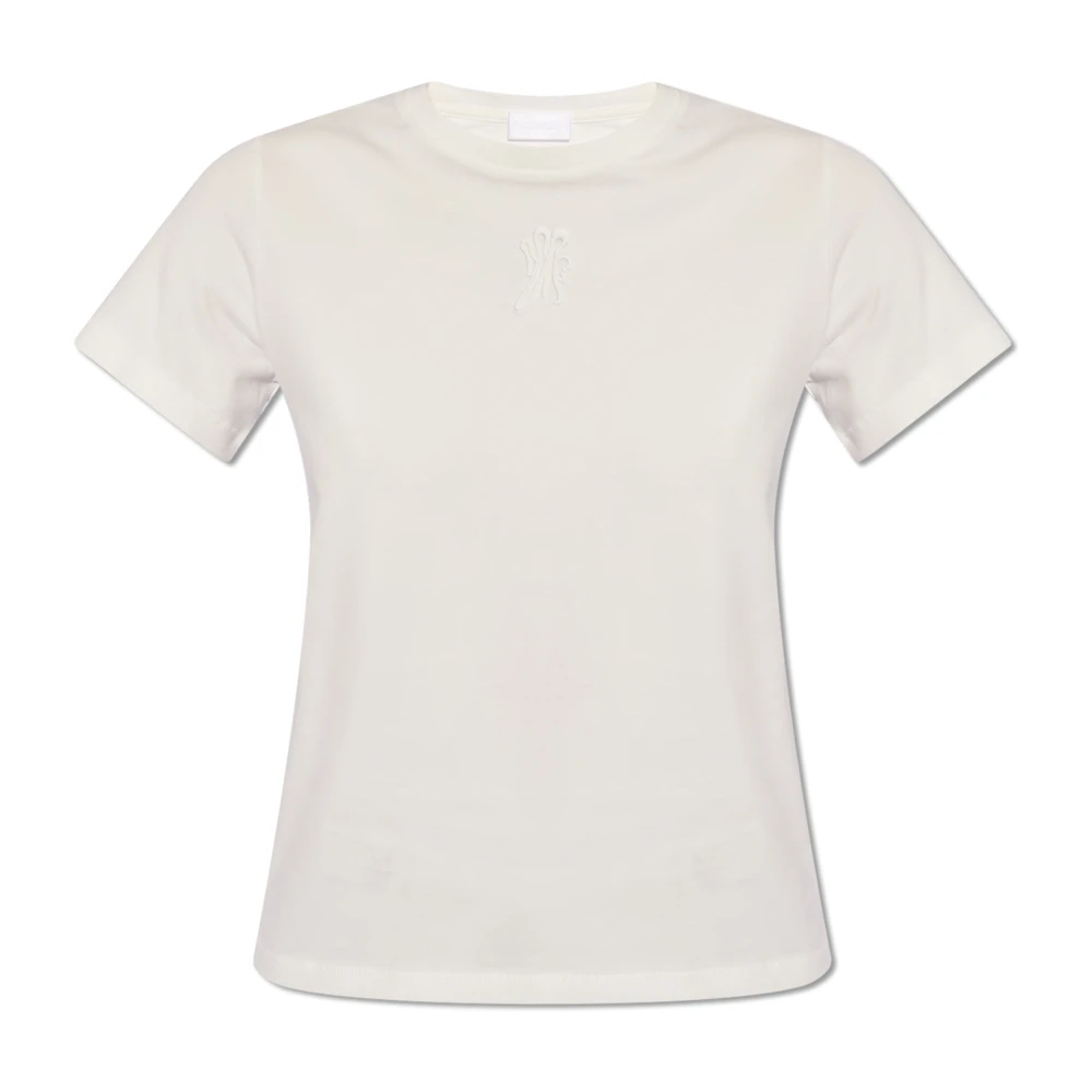 Moncler - Tops > T-Shirts - White - Moncler - Modalova