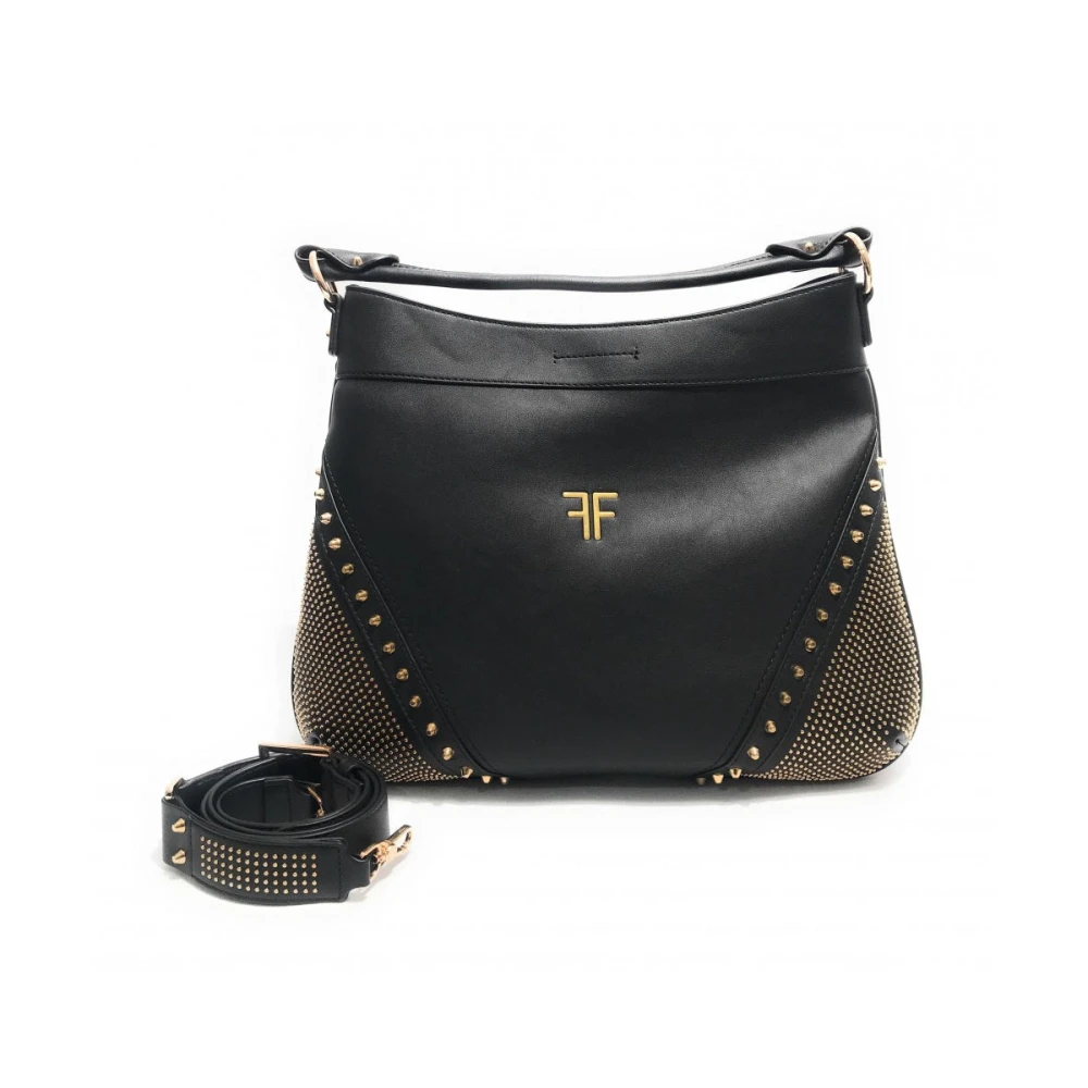 Fracomina Women's Black Hobo Handbag Shoulder Bag - Handbags - One Size - Bags
