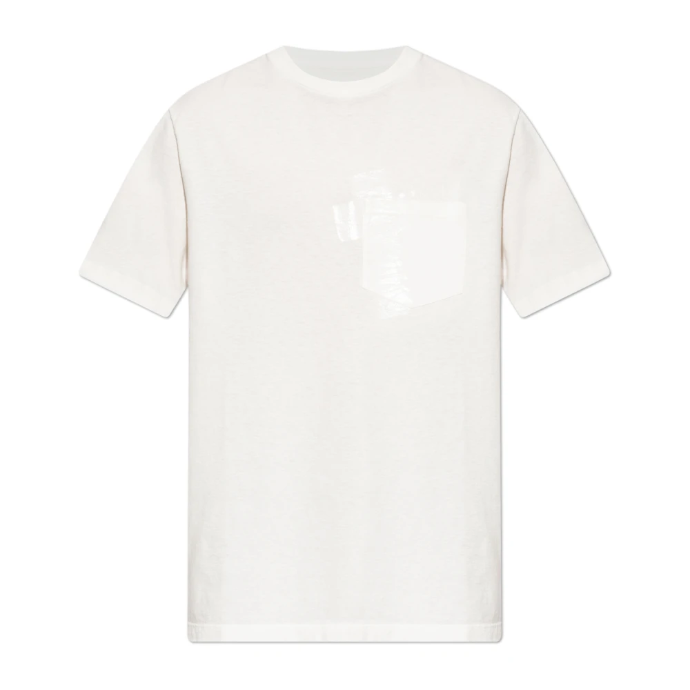 Maison Margiela - Taped Cotton Jersey T-Shirt - Tops - Herren - Weiß - M - Bild 8