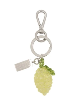 Lemon Beaded Numeric Keyring